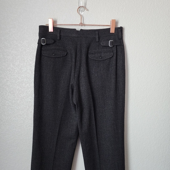 POLO SPORT SPORTSWOMAN x VINTAGE Ralph Lauren Wool blend trousers buckle back 10 - Picture 8 of 10